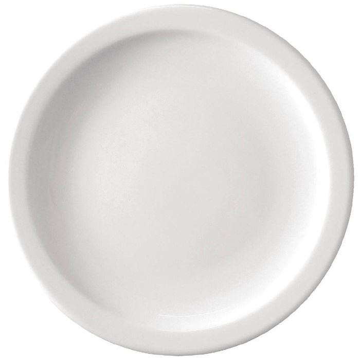 Olympia Plates Athena Narrow Rimmed White 226mm 36 Pack