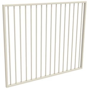 ProtectorAl 1470 x 1200mm Surfmist Aluminium Flat Top Garden Gate