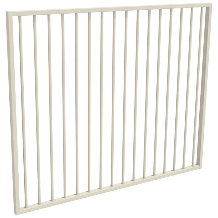 ProtectorAl 1470 x 1200mm Surfmist Aluminium Flat Top Garden Gate