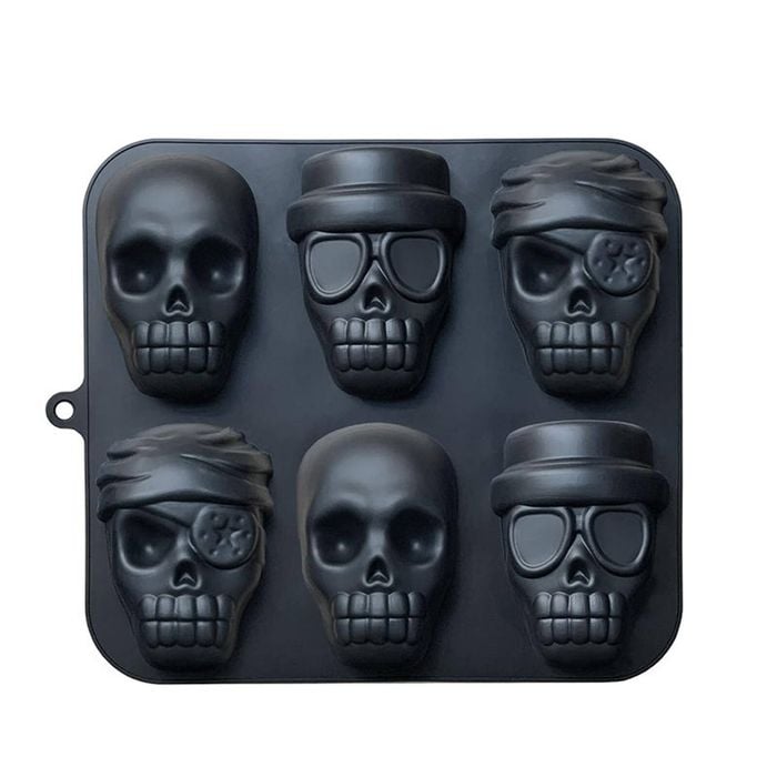 Catzon Halloween Themed Ice Cube Trays Great for Chocolate Cake-Pirate
