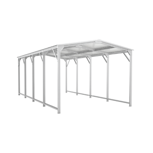 Absco Structures 3.03 x 5.87 x 2.44m Zincalume Single Gable Carport