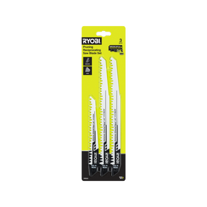 Ryobi 3 Piece Reciprocating Saw Blade Set