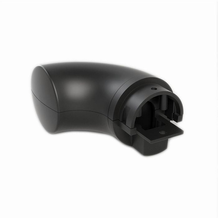 Promenaid Wall Return End Cap - Satin Black