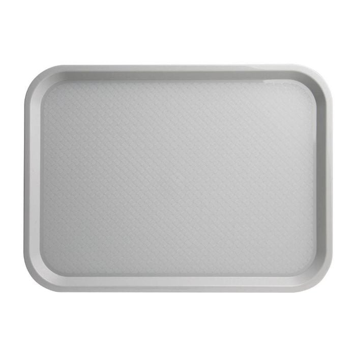 Olympia Foodservice Tray Kristallon Polypropylene Grey 305x415mm Cafeteria Canteen Serving Tray