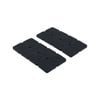 Surface Gard 25 x 25mm Black Round Floor Protection - 16 Pack