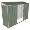 Build-a-Shed 3.0 x 0.8 x 2.0m Double Sliding Door Skillion Shed - Green