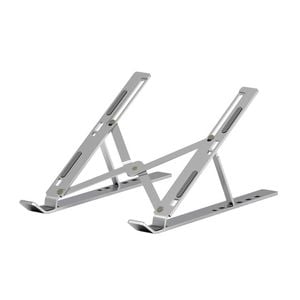 SplendidLiving Adjustable Portable Aluminum Laptop Mackbook Ipad Stand Holder-Silver