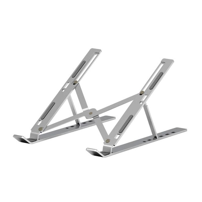 SplendidLiving Adjustable Portable Aluminum Laptop Mackbook Ipad Stand Holder-Silver