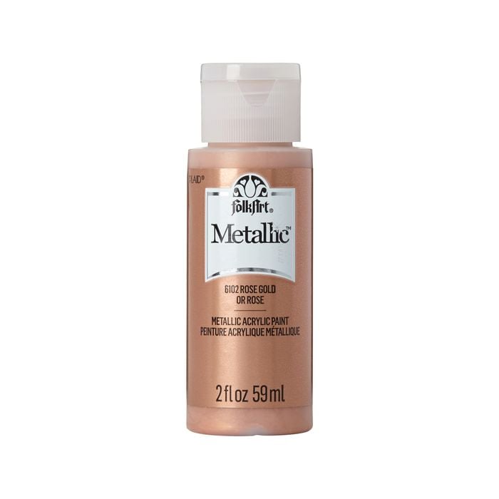 Folk Art Rose Gold Metallic Acrylic Paint