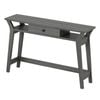 Familand Wooden Console Table With Drawer In Dark Grey