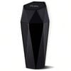 NNEOBA Portable Mini Car Trash CanWaterproof Storage Bin with Lid Black