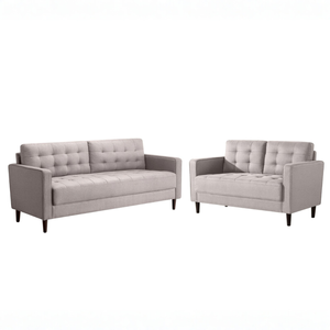 Zinus 3 Seater & 2 Seater Mid Century Sofa Set