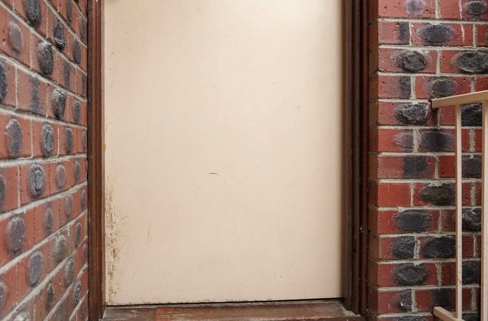 The entry door of a house