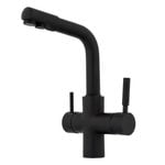 Stefani WELS 5 Star 5L/min Matte Black 3 Way Filter Sink Mixer Tap