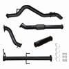 Ignite Exhausts Turbo Back For Mitsubishi Ml Triton 3.2l 3" No Cat With Hotdog Black Aluminised Steel