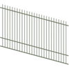 ProtectorAl 1201 - 2400 x 1500mm Pale Eucalypt Raked Up to 15º Picket Top Pool Fence Panel