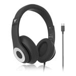 Verbatim Audio Headphone Classic USB-C - Black [67031]