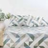 Onslow Flannelette Fitted Sheet & Pillowcase Set Double
