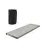 Costway 1.8m Roll Up Travel Mattress Portable Memory Foam Camping Mattress W/carry Bag Single Grey