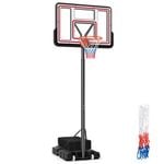 Costway Adjustable Basketball Hoop Ring Stand System