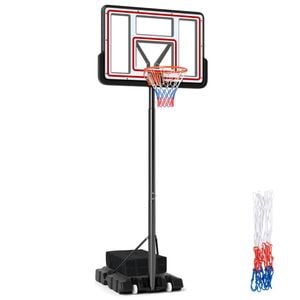 Costway Adjustable Basketball Hoop Ring Stand System