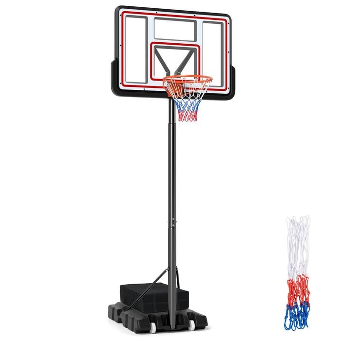 Costway Adjustable Basketball Hoop Ring Stand System