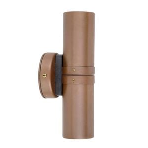GU10 Aged Copper Up/Down Wall Light