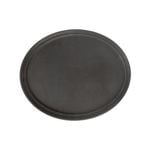 Oval Non-Slip Serving Tray - 79cm x 66cm - Black
