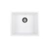 Amelie Deauville 530mm Quartz Single Bowl Sink White