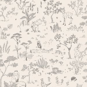 Wallpaper Trader Hollie Wallpaper Roll 10.05m x 53cm, Graphite