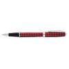 Sheaffer Prelude Fountain Pen Writers Ballpen W/ Engraved Lines Red Lacquer