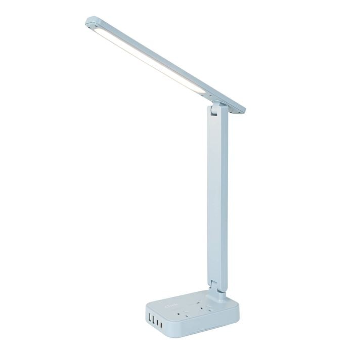 Click Blue Desktop Power Station With Lamp 