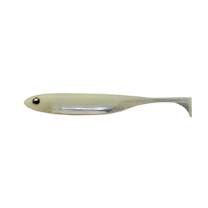 Fish Arrow Flash J Shad 4" SW Soft Plastic Fishing Lure L134 Lumi Nova Glow / Silver