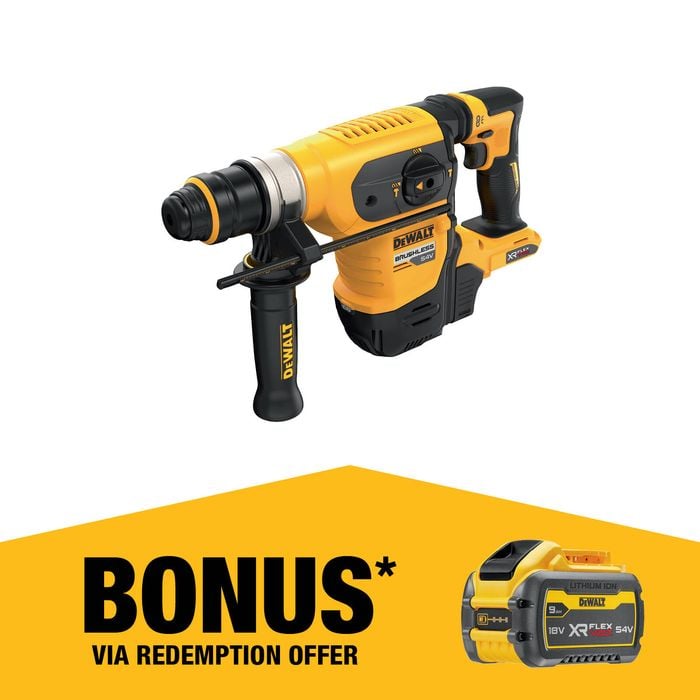 DeWALT 54V XR FLEXVOLT 4kg Rotary Hammer DCH416NT-XJ - Bare Unit