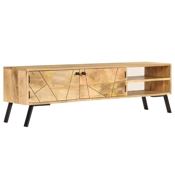 vidaXL TVボード　150cm mango wood vidaXL TVボード 150cm mango wood