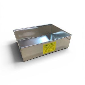 CESCO Rectangle Silver Cake Tin Steel (76.2mm x 175mm)