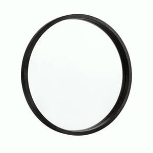 Furb Wooden Wall Mirrors Round Makeup Mirror Bathroom Home Decor 100CM
