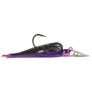 Zman 1/4oz Chatterbait Mini Max Bladed Jig Lure - Purple Nightmare