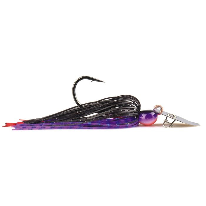 Zman 1/4oz Chatterbait Mini Max Bladed Jig Lure - Purple Nightmare