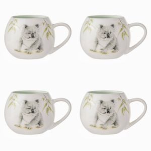 4PK Ashdene Bush Buddies Drink Cup Mini Hug 200ml Mug - Koala