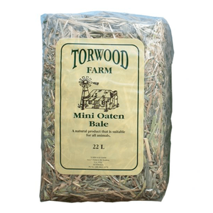 Torwood Farms Mini Oaten Bale Small Animals Pigs & Horses Bedding 22l