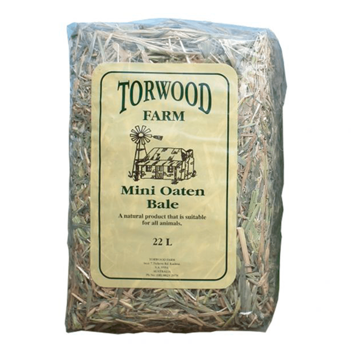 Torwood Farms Mini Oaten Bale Small Animals Pigs & Horses Bedding 22l