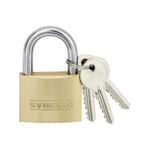 Syneco 50mm Solid Brass Padlock