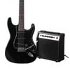 Melodic Full Size 39 Inch Black Electric Guitar