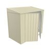 Build-a-Shed 1.2 x 2.3 x 2.0m Cream Skillion Double Hinged Side Door Shed