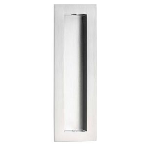 Lemaar 150 x 50mm Satin Chrome Rectangular Flush Pull