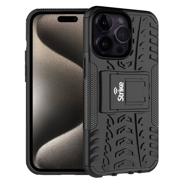 Strike Rugged Case for Apple iPhone 15 Pro Max (Black)
