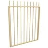 ProtectorAl 975 W x 1200mm H Paperbark Aluminium Picket Top Pool Gate