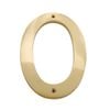 Sandleford 150mm Brass House Number 0 - 0