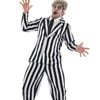 Chaotic Plus Size Mens Striped Beetle Ghost Halloween Costume - Xlarge